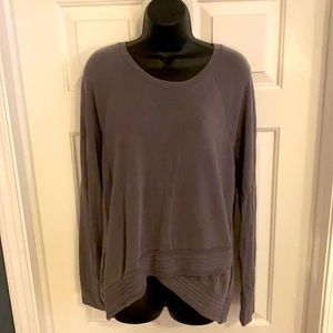 Athleta top, gray purple. Size L
